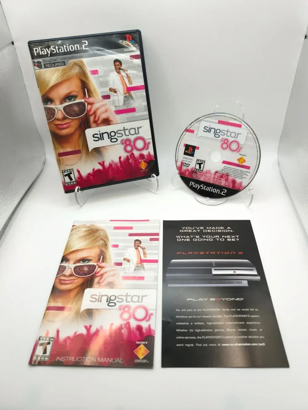SingStar 80s PS2 CIB Complete w/ Manual PlayStation 2
